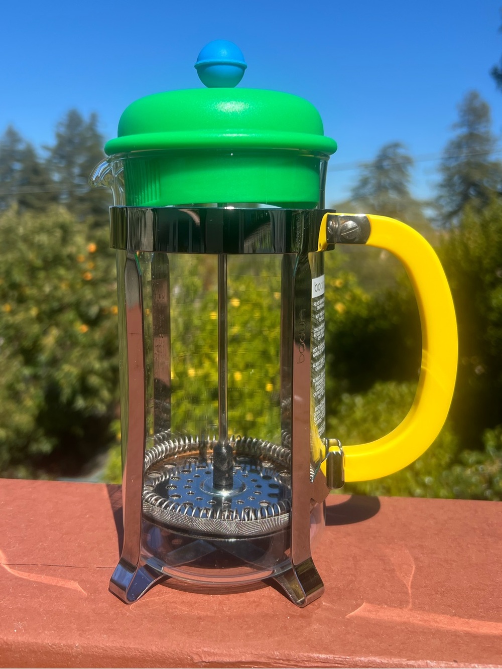 2014, Limited Edition 💙💚💛BODUM 70th Anniversary French Press ☕️